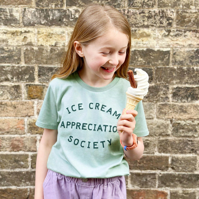 Matcha Mint Ice Cream Appreciation Society Kid's T-Shirt