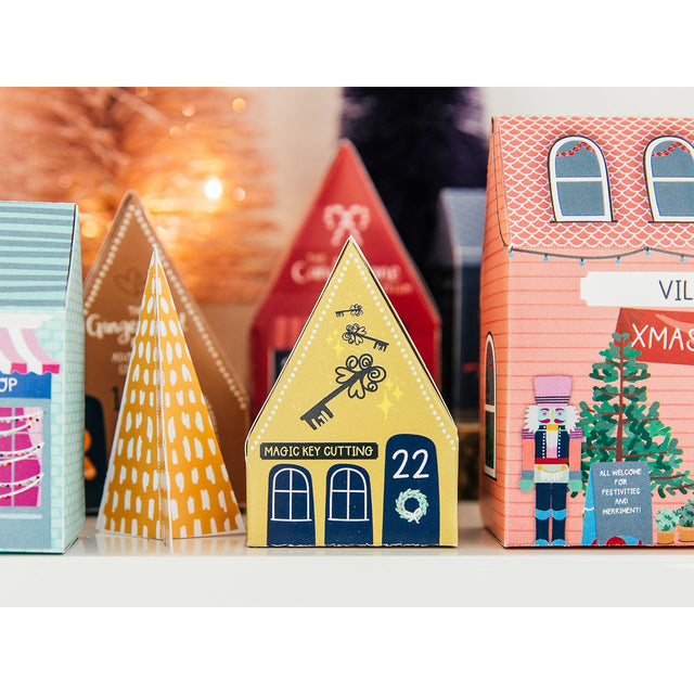 DIY Christmas Village Advent Calendar