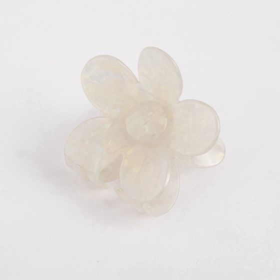 Pearl Flower Hair Claw Clip