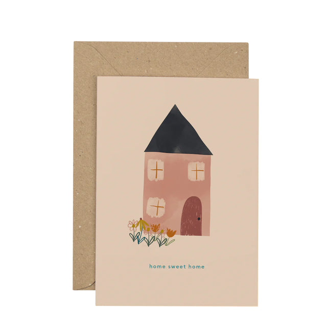 Pink Home Sweet Home Card