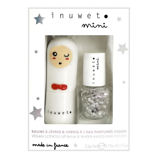 White Duo - Bunny Lip Balm & Nail Polish