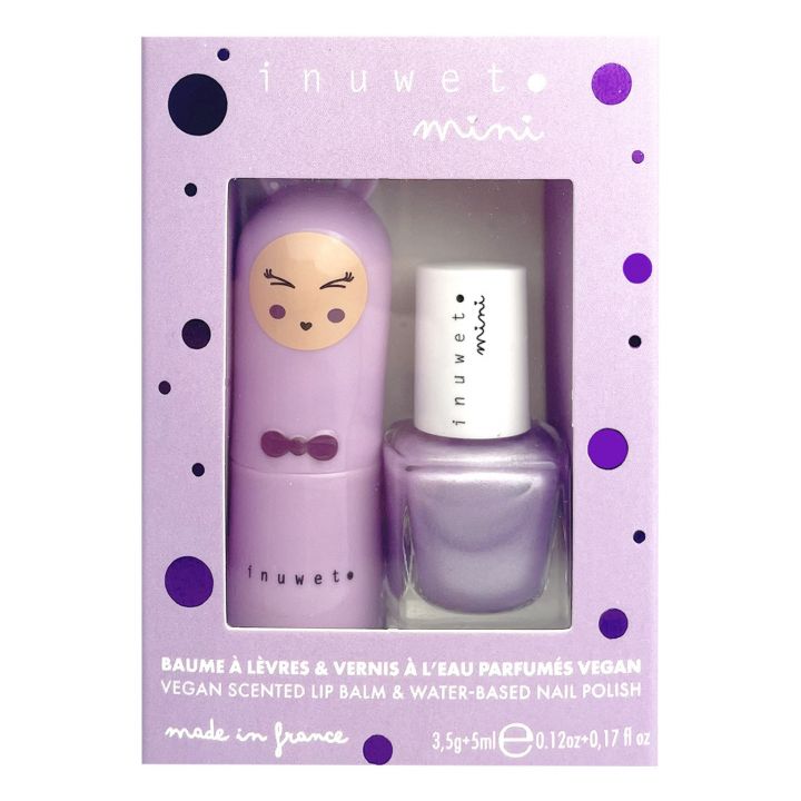 Purple Duo - Bunny Lip Balm & Nail Polish