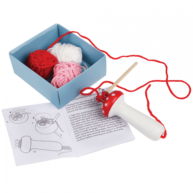 Knitting Mushroom Kit