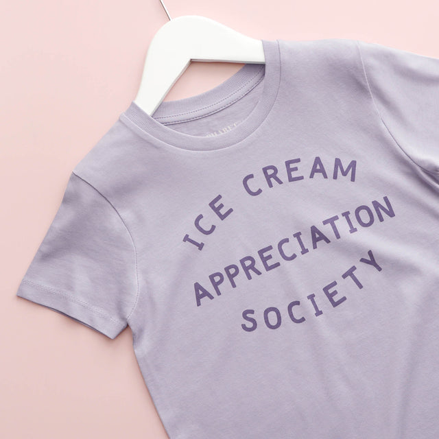 Lilac Ice Cream Appreciation Society Kid's T-Shirt