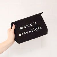 Load image into Gallery viewer, Mama&#39;s Essentials Black Pouch