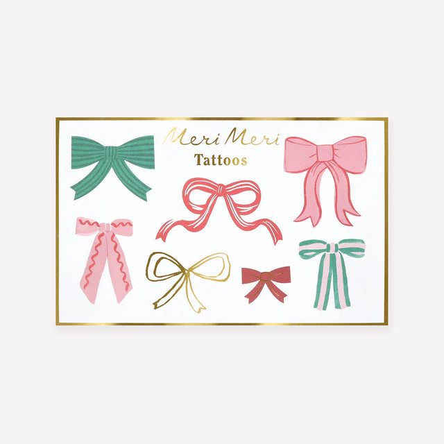 Mini Bow Tattoos