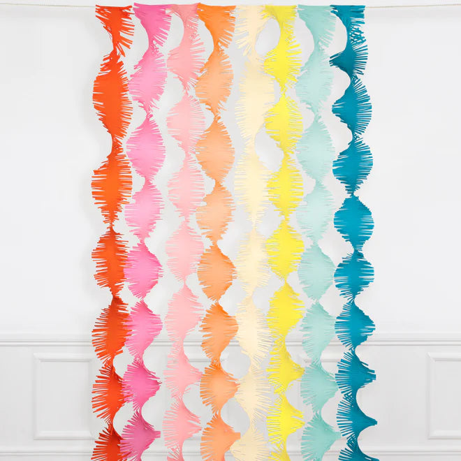 Rainbow Twisty Fringe Backdrop