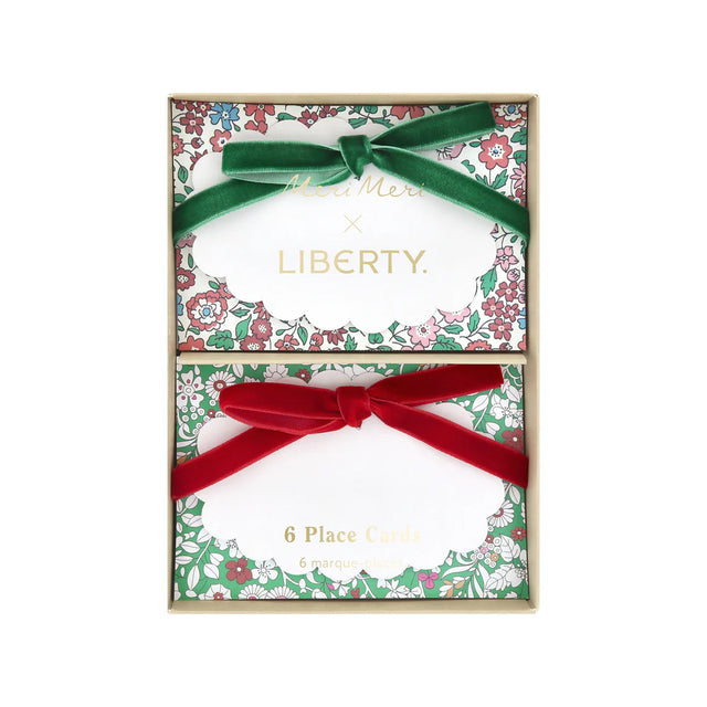 Meri Meri x Liberty Christmas Place Cards