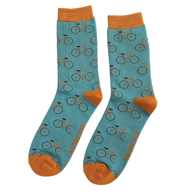 Green Bike Socks