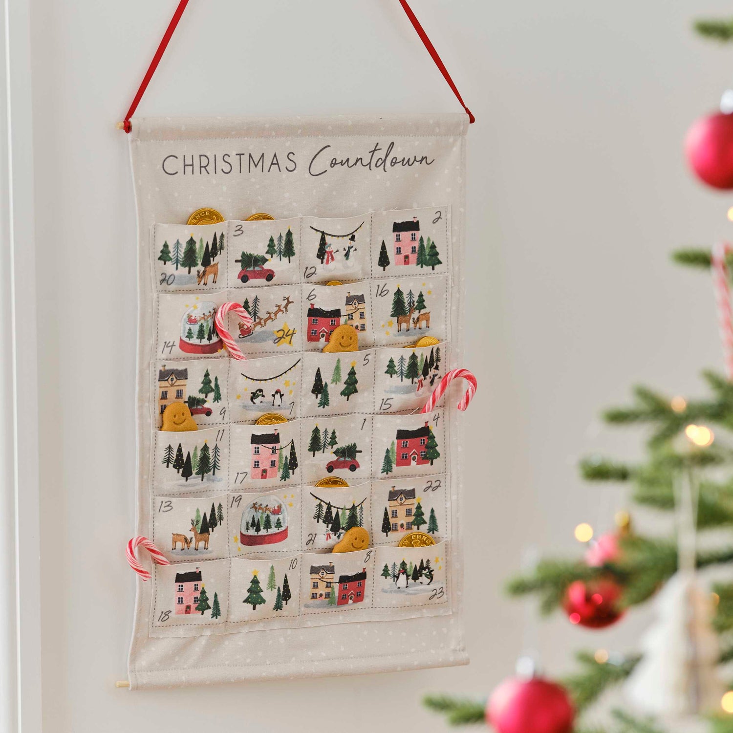 Christmas Traditional Fabric Advent Calendar