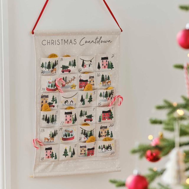 Christmas Traditional Fabric Advent Calendar