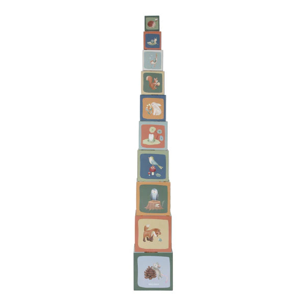 Forest Friends Cardboard Building Blocks