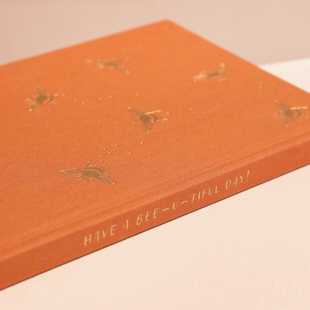 Rust & Gold Bee Notebook