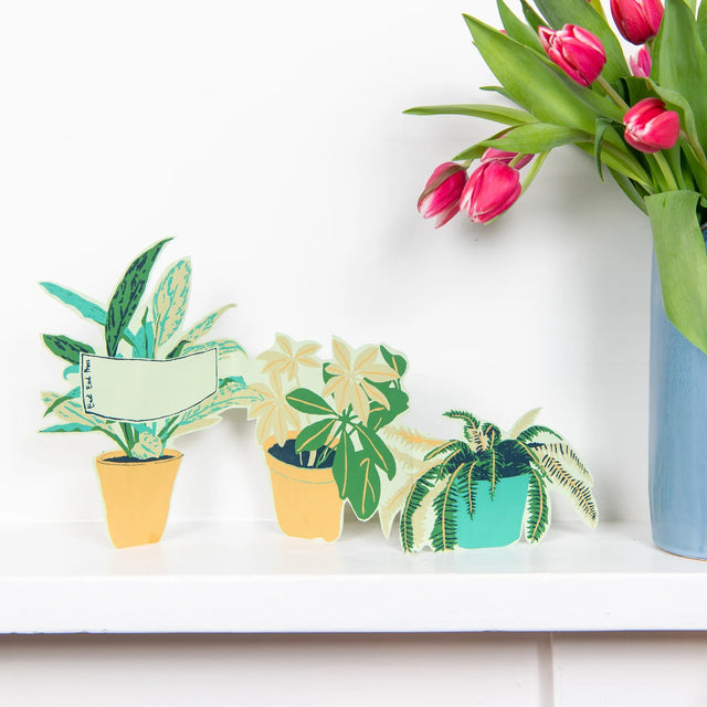 House Plants Die-Cut Card