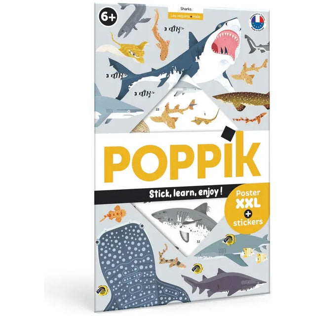Poppik Discovery Poster Sharks