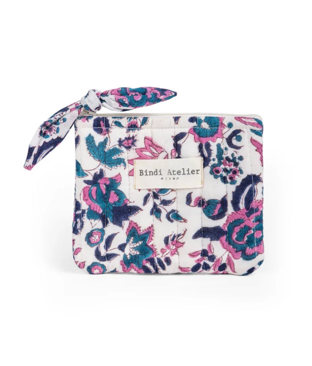 Goa Blueberry Floral Purse