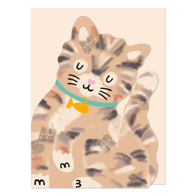 Mini Tabby Kitten Card