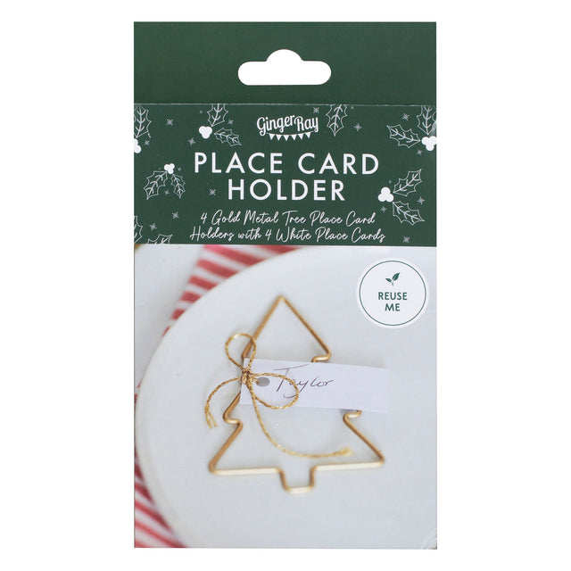 Gold Metal Tree Placecard Holders