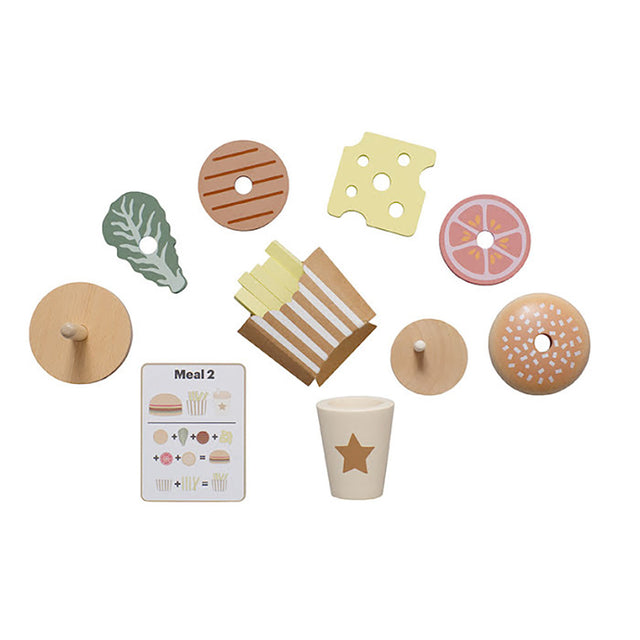 Stacking Burger Play Set