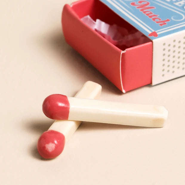 Tiny Matchbox Ceramic Matches