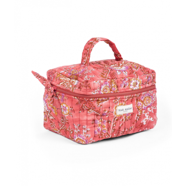 Capri Goji Floral Vanity Pouch