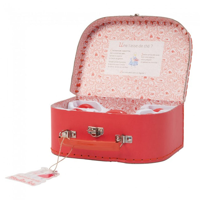 La Grande Famille Red Tea Set