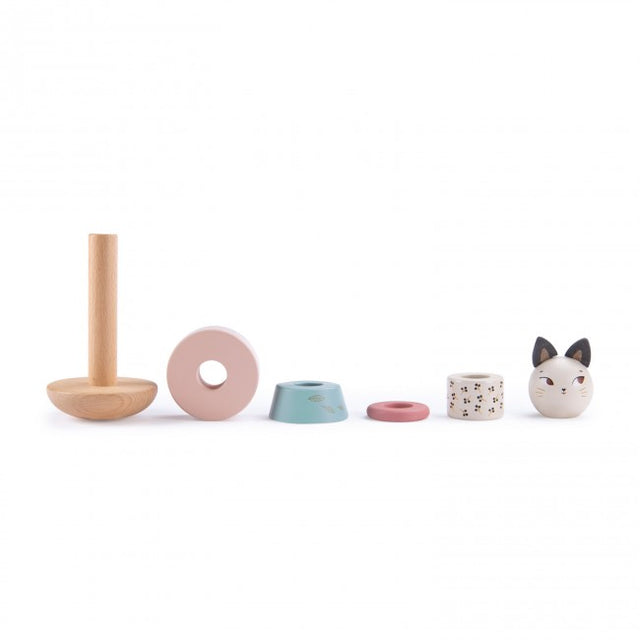 Après La Plui Stacking Wooden Cat
