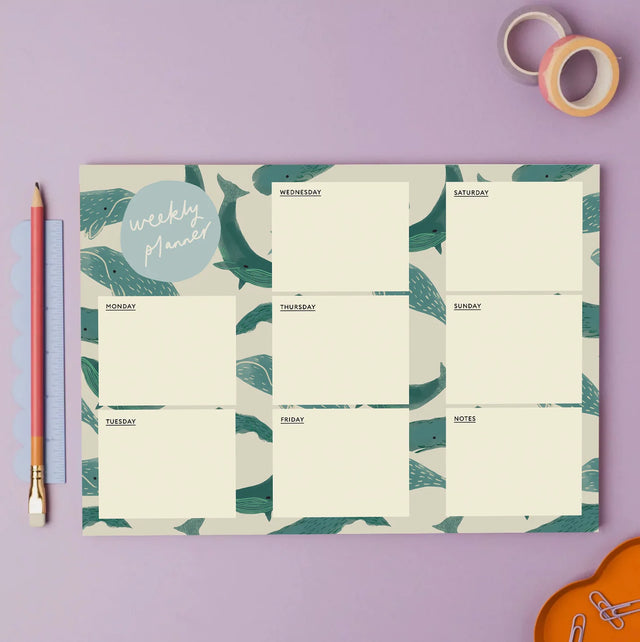 Whale Weekly A4 Planner