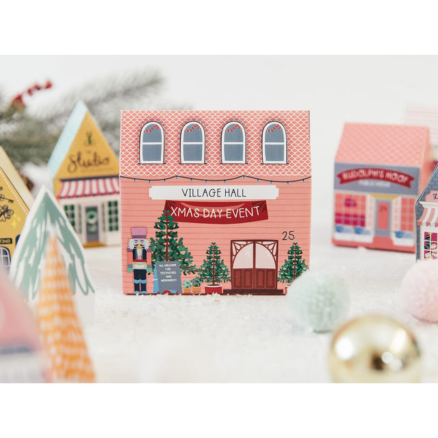 DIY Christmas Village Advent Calendar