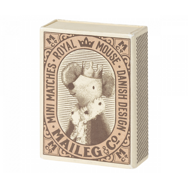 Rose Royal Sleepy Wakey Baby Mouse In Matchbox