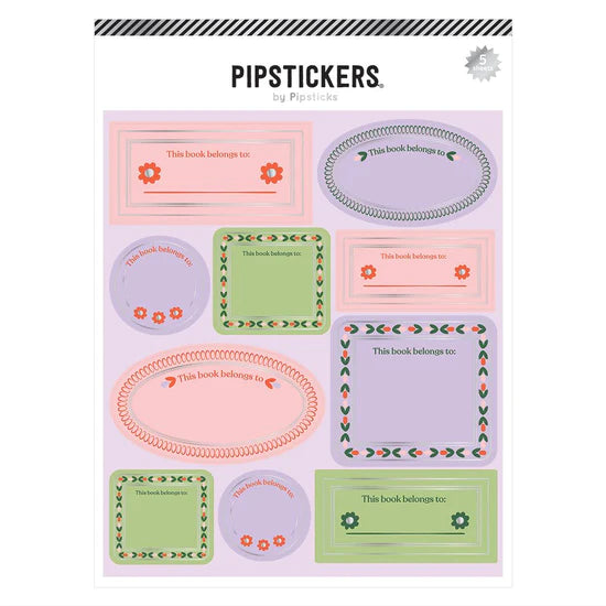 Book Cover Sticker Labels