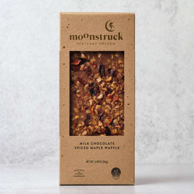 Milk Chocolate Spiced Maple Waffle Bar