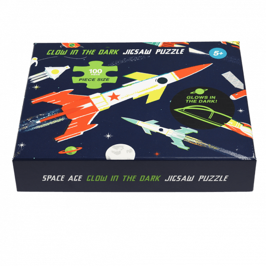 Space Age Glow In The Dark Jigsaw Puzzle