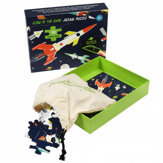Space Age Glow In The Dark Jigsaw Puzzle