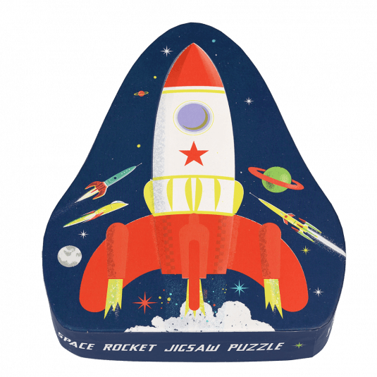 Rocket Space Age Jigsaw Puzzle