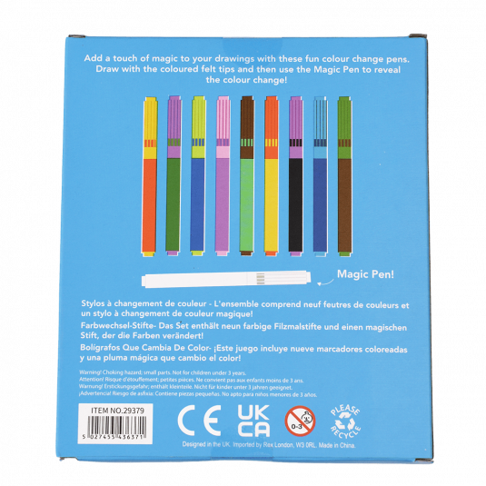 Magic Rainbow Colour Changing Pens