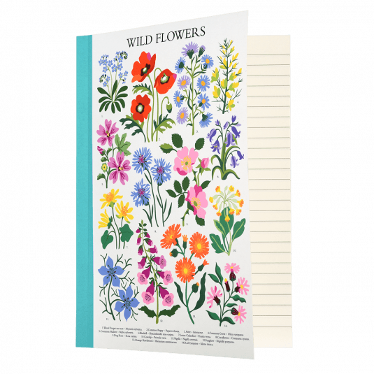 Wild Flowers A5 Notebook