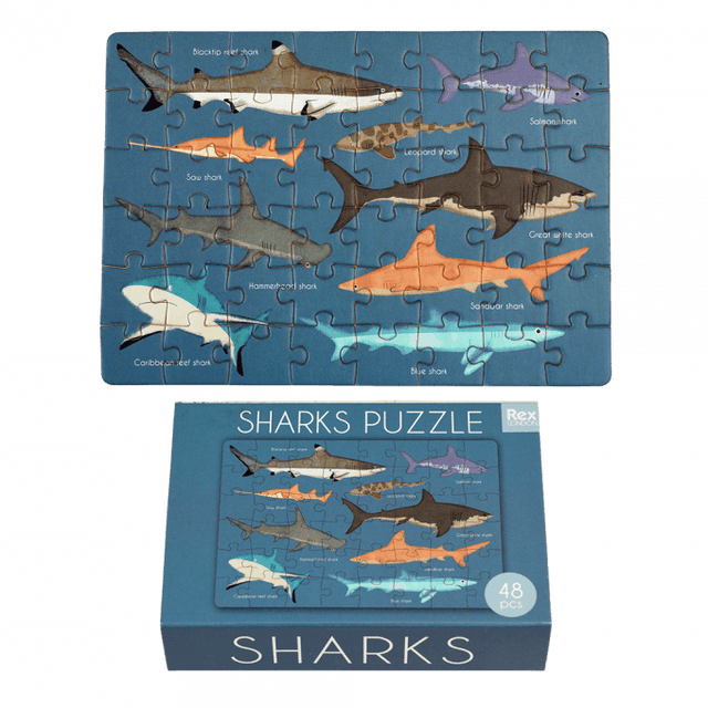 Sharks Matchbox Puzzle