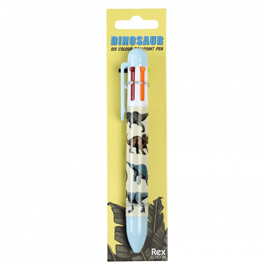 Prehistoric Dinosaur Multi Colour Pen