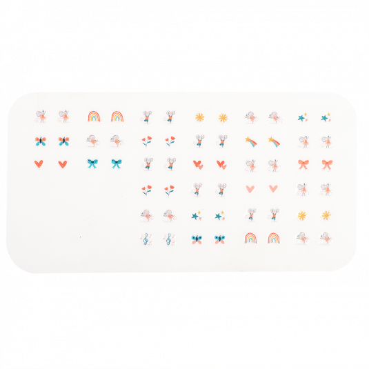 Mimi And Milo Mouse Stick On Earrings