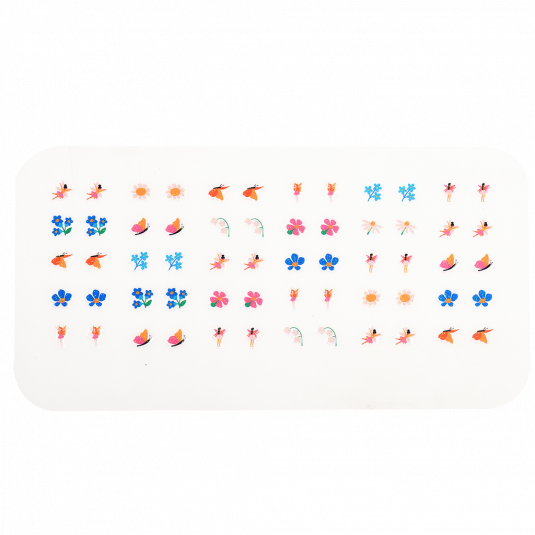 Fairies In The Garden Stick On Earrings