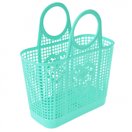 Aqua Amelie Basket Bag