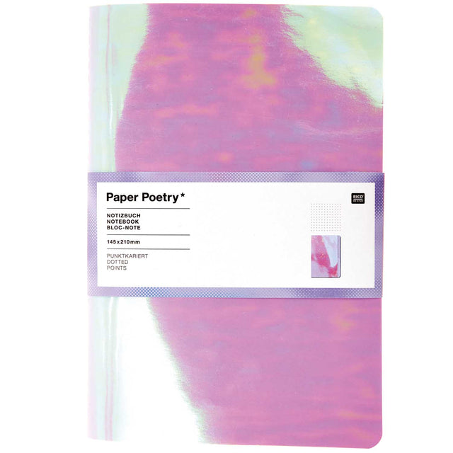 Iridescent Shiny Pink Notebook