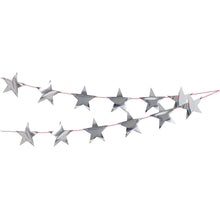 Load image into Gallery viewer, Silver Star Garland