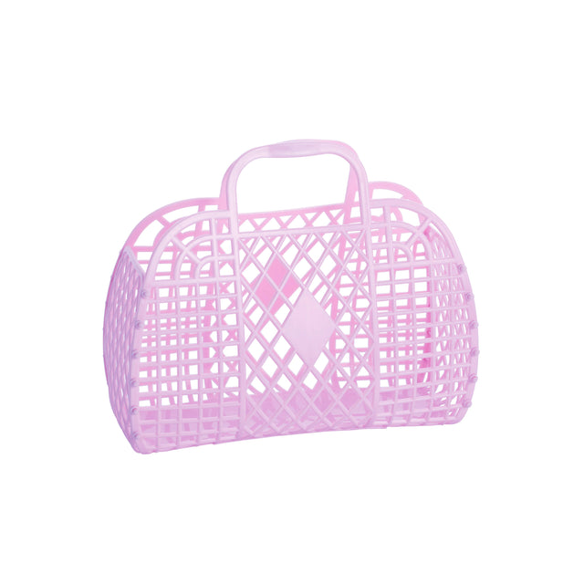 Lilac Small Retro Basket Jelly Bag