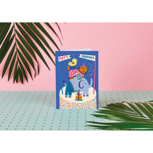 Party Animals Birthday Card