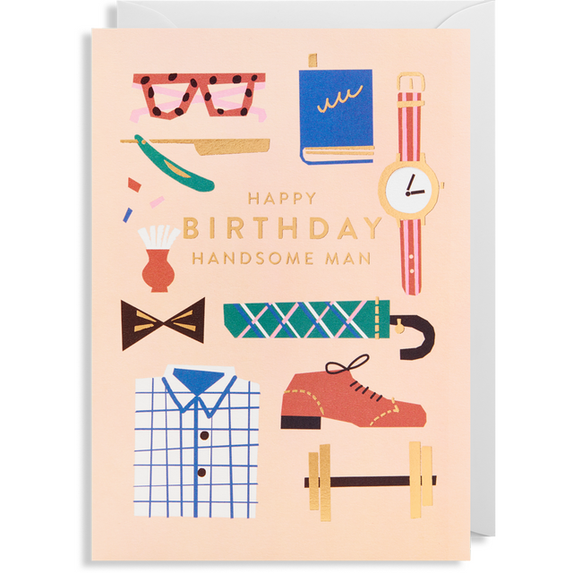 Handsome Man Birthday Card