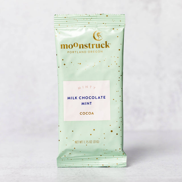 Minty: Mint Milk Chocolate Hot Cocoa Single Serving Pouch