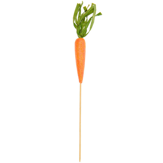 Glitter Carrot Decoration