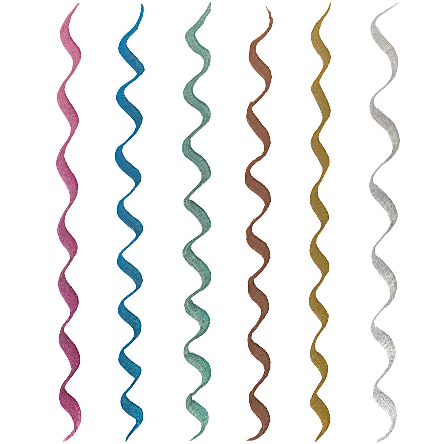 Metallic Brush Pens Set